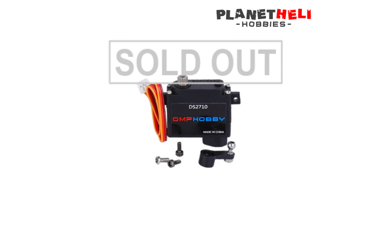 OMPHOBBY M2 3D Helicopter Metal Gear Servo - Black